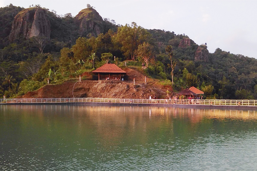 Embung Nglanggeran. (MP/Fredy Wansyah)