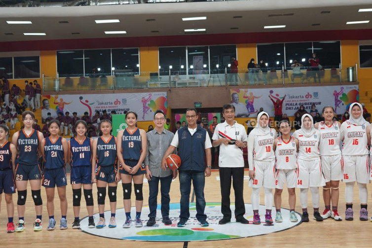 Anies Apresiasi Liga Basket Piala Gubernur DKI Jakarta 2022 Berakhir Sukses dan Megah
