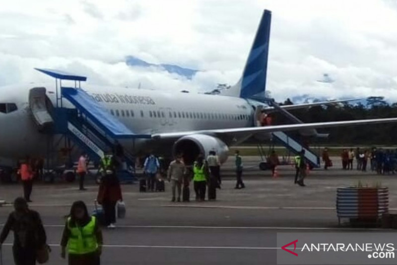 Garuda Indonesia. (Foto: Antara)