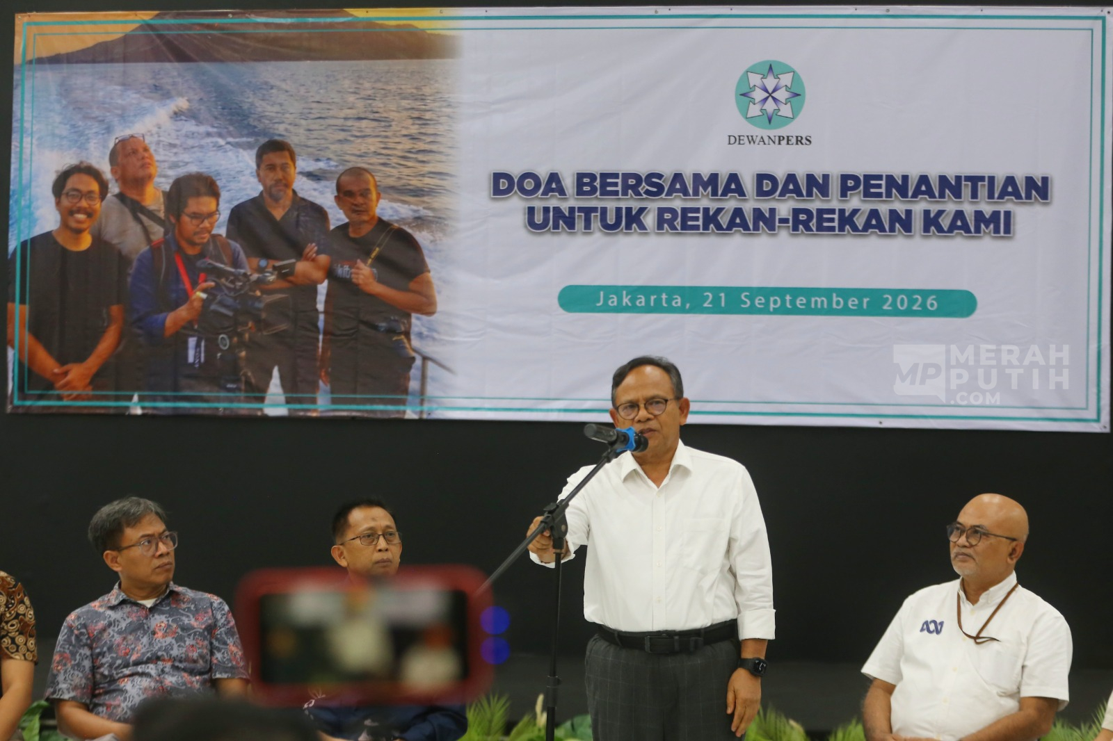 Dewan Pers Gelar Doa Bersama untuk Lima Jurnalis Hilang Kontak di Perairan Selat Sunda