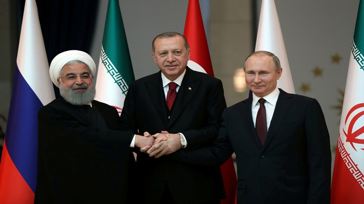 Presiden Putin dan Hassan Rouhani