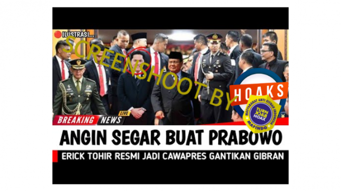 [HOAKS atau FAKTA]: Gibran Mundur jadi Cawapres Prabowo