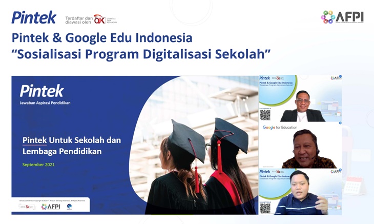 Pintek Gandeng Google for Education dan Partners Google for Education Indonesia