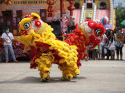 Ketika Atraksi Barong Sai Meriahkan Pesta Rakyat Budaya Cap Go Meh