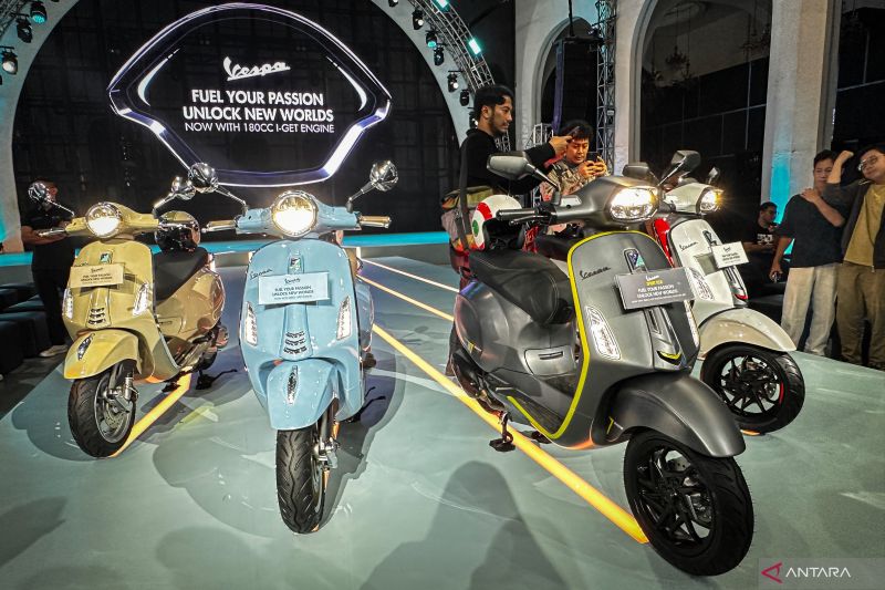 Vespa Pertama 180cc Mengaspal Perdana di Indonesia, Mesin Baru Harga Sama