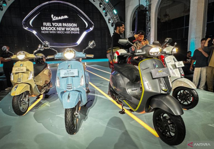 Vespa Pertama 180cc Mengaspal Perdana di Indonesia, Mesin Baru Harga Sama