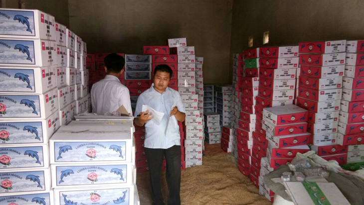 Nenek Sariyah Pemilik 31 Juta Petasan Digelandang ke Mapolres Indramayu