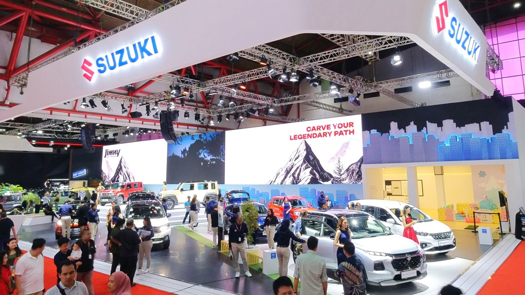 Beragam Keseruan di Booth Suzuki di IIMS 2024
