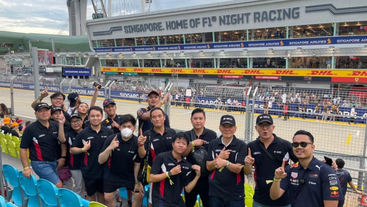 Mobil Lubricants Ajak Mitra Penjualan Nonton Langsung F1 GP Singapura 2022