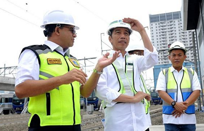Anies Baswedan dan Presiden Jokowi