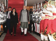 PM India Narendra Modi Tiba di Indonesia