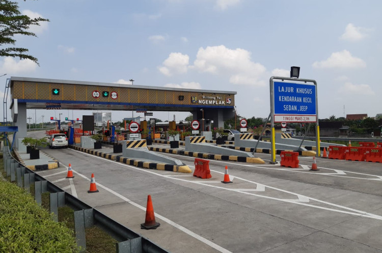 Mudik Dilarang, PT Jasamarga Solo Ngawi Lakukan Penyekatan pada 2 Gerbang Tol