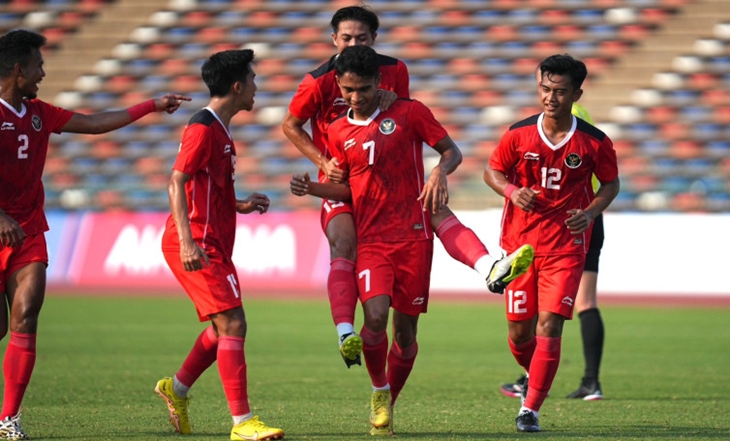 Timnas Indonesia U-22 Pesta Gol ke Gawang Myanmar