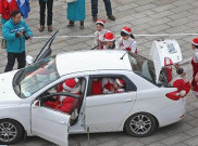 Aksi Gokil 20 Santa Claus