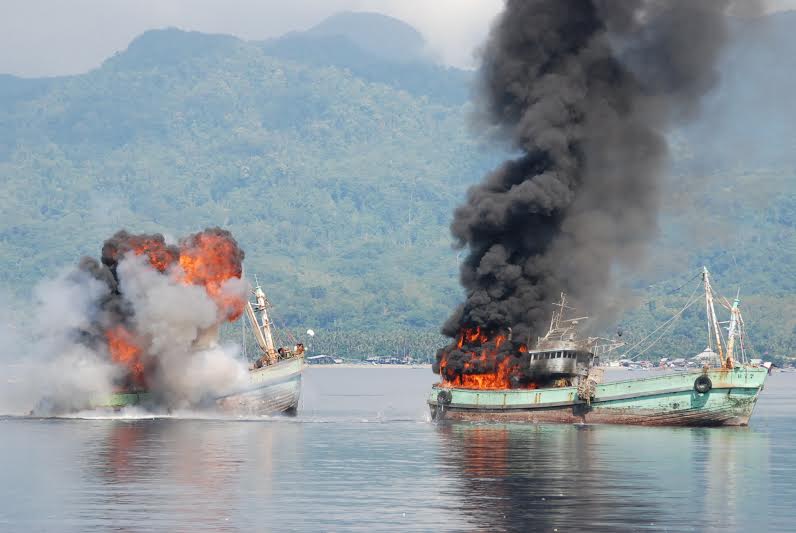TNI Konsisten Tenggelamkan Kapal Asing