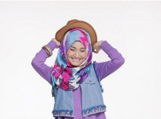 Gaya Hijab Ceria Ala Fatin Shidqia