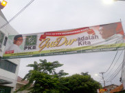 PKB Pasang Spanduk 
