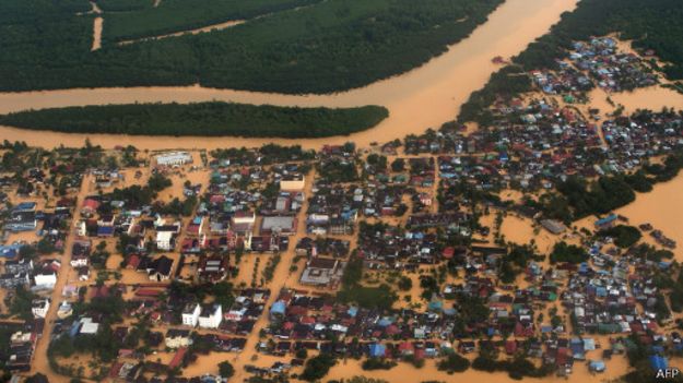Malaysia Terendam Banjir, 100 Ribu Orang Mengungsi