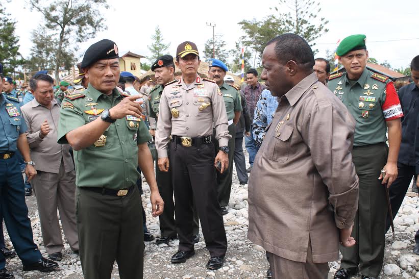 Panglima TNI Sambangi Perbatasan RI-Papua New Guinea