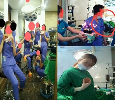 Gila, Sedang Operasi Perawat Sempat Pesta Ultah
