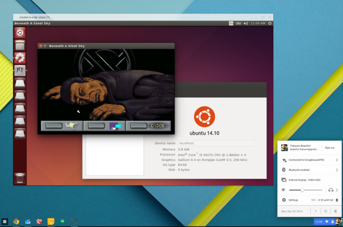 Chrome OS Kini Mampu Menjalankan Linux