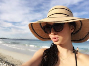 Sensasi Liburan Tahun Baru Raline Shah di Australia