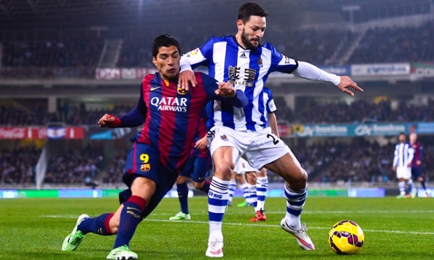 Kekompakan Kunci Sociedad Tundukkan Barcelona