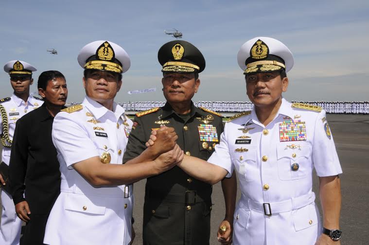 Panglima TNI Pimpin Sertijab KASAL