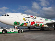 Pesawat Serba Hello Kitty Siap Terbang Antara Singapura dan Taiwan