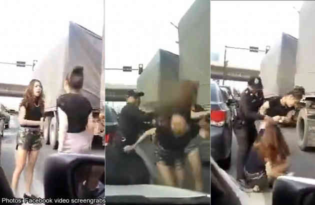 Pertengkaran Wanita ini Berubah Menjadi Flash Mob