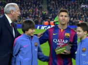 Messi Terima Penghargaan dari LFP