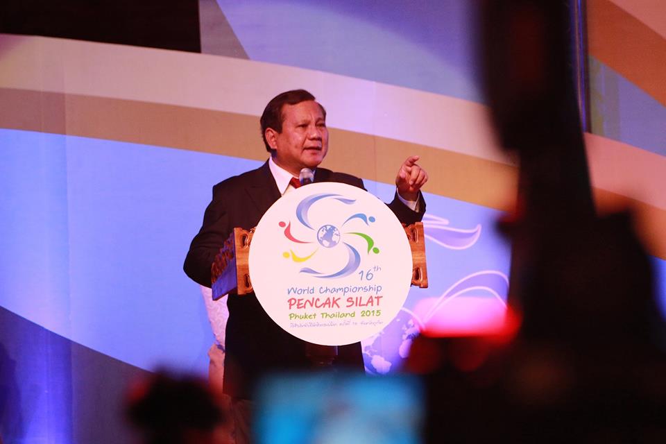 Prabowo Buka Kejuaraan Dunia Silat