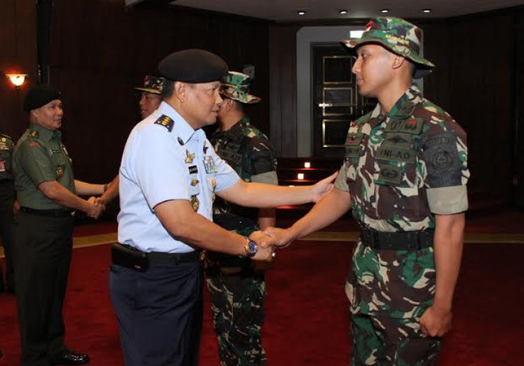 Kasum TNI Lepas Kontingen Bisam