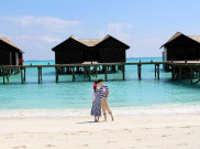 Foto Honeymoon Sungmin Suju dan Kim Sa Eun di Maladewa