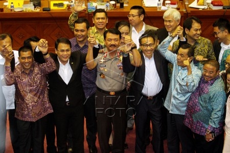 Puluhan Polisi Jaga Ketat Fit and Proper Test Cakapolri