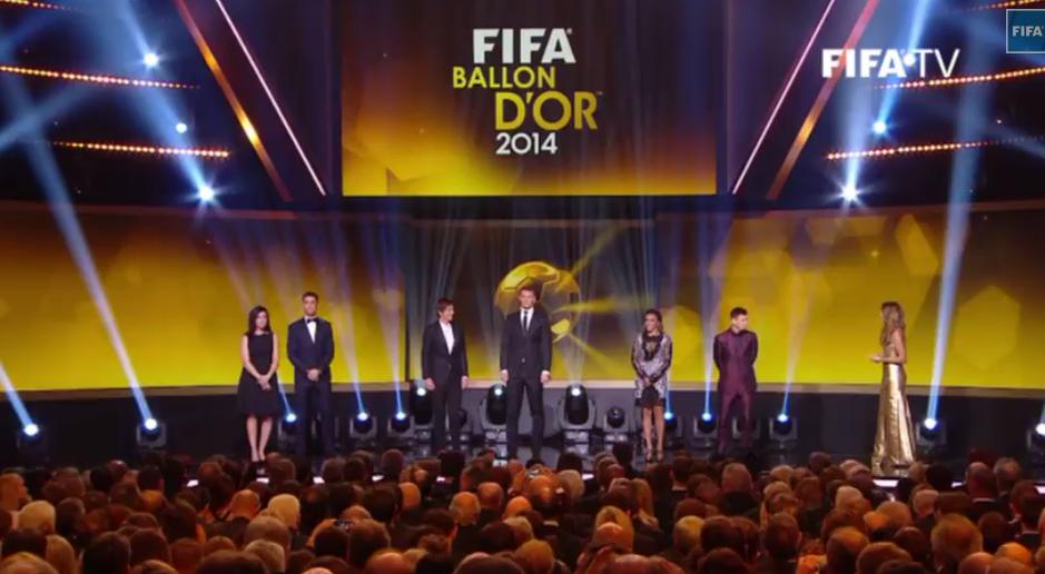 Aksi Nakal Messi, Ronaldo dan Thierry Henry di FIFA Ballon d'Or 2014