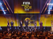 Aksi Nakal Messi, Ronaldo dan Thierry Henry di FIFA Ballon d'Or 2014