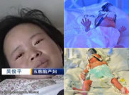 Wanita Tiongkok Melahirkan 5 Bayi Sekaligus