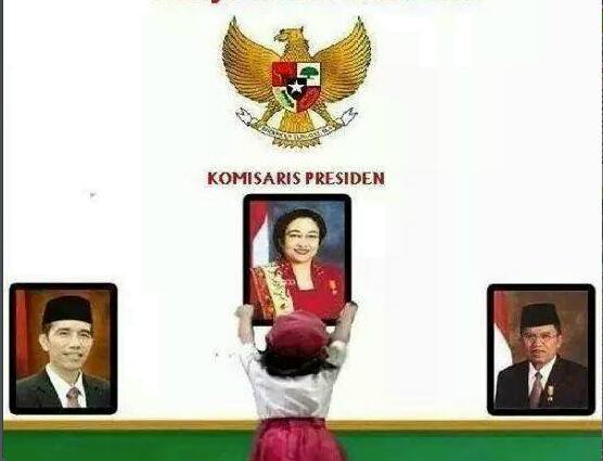 Foto Megawati 'Komisaris Presiden' Hebohkan Dunia Maya