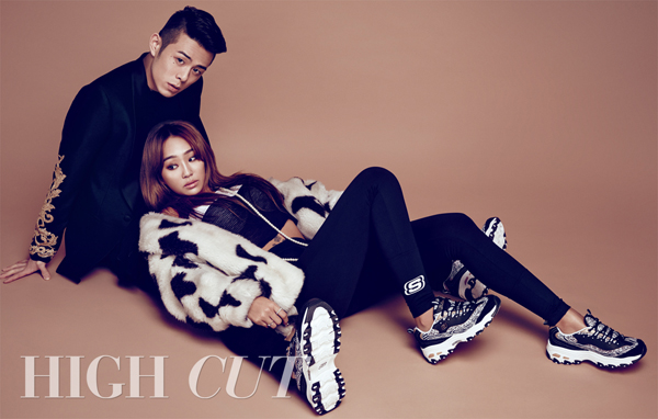 Hyorin Sistar dan Beenzino Tampil Serasi di Majalah High Cut