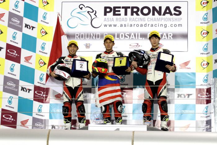 Pembalap AHM Kibarkan Merah Putih di Sirkuit Losail