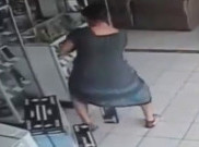 Heboh, Seorang Pengutil Sembunyikan Barang Curian di Dalam Rok