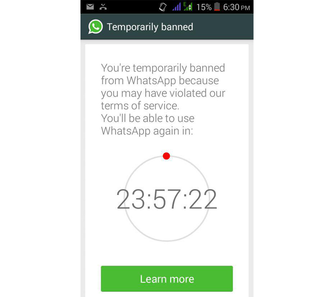 WhatsApp Memblokir Pengguna Ilegal