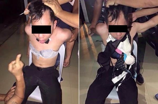 Mencuri Pakaian Dalam Wanita, Seorang Pria Dipaksa Pakai Bra