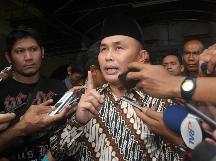 Menyela Nursyahbani, Sugianto Sabran Disoraki Para Awak Media