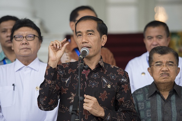 Presiden Jokowi Kumpulkan KPK dan Polri di Istana Bogor