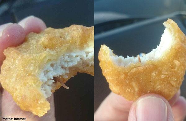 Ada Cacing di Nugget McDonald!
