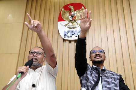 Demonstran: Abraham dan BW Jadi Pemantik Perseteruan KPK Vs Polri