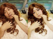 Keajaiban Photoshop Ubah Pria Jelek Jadi Gadis Imut