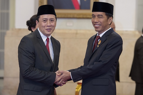 Presiden Jokowi Lantik Triawan Munaf Sebagai Kepala Badan Ekonomi Kreatif